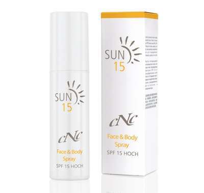 cNc Sun Face & Body Spray SPF15, 100 ml